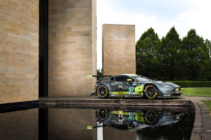 LeMans winning Aston Martin GTE shot at their HQ in Gaydon